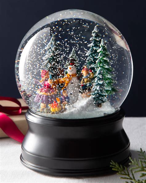 snow globe music.